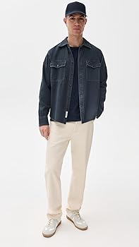 ●J. Rag' Al-Amin Amazon.com: rag & bone Men's Denim Engineered Jack Shirt
